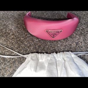 AUTHENTIC PRADA HEADBAND WITH ORIGINAL DUSTBAG